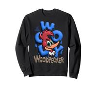 Woody Woodpecker Blue Graffiti Pop Style Sweatshirt