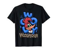 Woody Woodpecker Blue Graffiti Pop Style T-Shirt