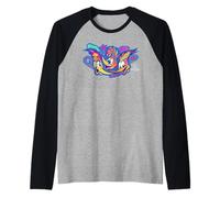 Woody Woodpecker Neon Street Style Catchphrases Manche Raglan
