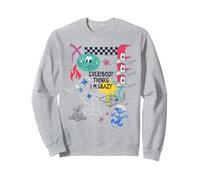 Woody Woodpecker Street Chaos Collage Sweatshirt