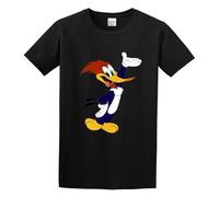 Woody Woodpecker Universal Handsome Rock All-Matchazy T-Shirt Black M