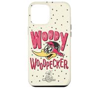 Woody Woodpecker Wood Carved Style Logo Coque pour iPhone 12 Pro Max