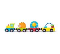 Woodyland Train avec Jouets et hérisson Multicolore 102193057