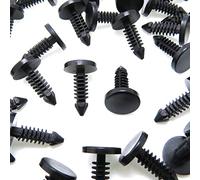 Woodzdon Lot de 100 clips de fixation de panneau de tableau de bord pour AMC 4006516 pour Ford 388246S pour GM 20413107 25016383 pour Auveco 11612 11680 en nylon noir pour fixation dans un trou de 1,9