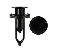 Woodzdon Lot de 100 clips de fixation de pare-chocs pour Toyota - Remplace 52161-02020 52161-16010 - Auveco 18873 - Clips de fixation en nylon noir pour automobile - Rivet en plastique - S'adapte dans un trou de 9 mm