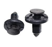 Woodzdon Lot de 100 clips de retenue pour pare-chocs avant et radiateur 11296-AG000 pour Nissan Infiniti Fit 8 mm Trou Plastique Push Clip Altima Maxima Quest 370Z Murano Sentra Titan Versa FX35 FX45