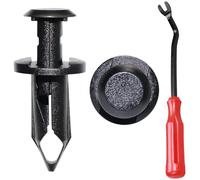 Woodzdon Lot de 150 clips de garde-boue avec décapant pour Can AM 293150089 ATV UTV Fit 8 mm 5/16" Trou de poussée Fender Flare Guard Garde-boue Clip de rétention pour Can