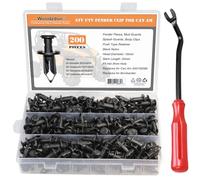 Woodzdon Lot de 200 clips de garde-boue avec extracteur pour Can Am 293150089 ATV UTV Fit 8 mm 5/16" Trou Push Pin Body Rivet Fender Flare Guard Retainer Clip pour Can Am Commader Maverick Renegade