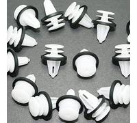 Woodzdon Lot de 50 clips de fixation de panneau de garniture de porte avec scellant pour Ford W713297-S300 C-Max Edge Escape Explorer F-150 Focus Flex Fusion Taurus pour Lincoln MKC MKX MKZ Tesla Model S pour Mercury W713297S300