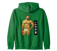 Woof Beefcake Ours rétro Gay Pride Queer Masculinity Art Sweat à Capuche