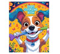 Woof Coloring Book: Simple Dog Coloring Designs