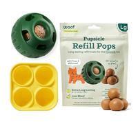 WOOF Kit de démarrage - Jouets interactifs pour Chien pour l'ennui - Moules à friandises pour Chien en Silicone - Friandises saines pour Chien - Jouet d'enrichissement pour Chien - Jouets pour Chiens