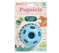 WOOF Party Pupsicle - Jouets interactifs durables pour chien pour l'ennui - Design peu encombrant - Cadeaux d'anniversaire pour chiens - Jouets pour grands chiens - Buddy Blue