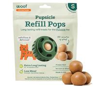 WOOF - Pops de rechange pour chiots, sandwichs pour chiens Low Mess au beurre d'arachide et friandises de bœuf longue durée