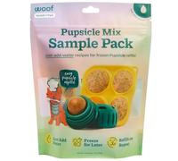 WOOF Pupsicle Mix - Recharges de pupsicle faciles à faire soi-même - Mélange délicieux pour le jouet interactif pour chien - avec bacon et fromage, calmant, ventre équilibré et mélange dentaire - Lot