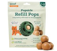 WOOF Pupsicle Pops, délicieuses friandises pour chiens de longue durée, recharges pour chiot, friandises de rechange préfabriquées pour chiens, ingrédients naturels, friandises pour animaux de