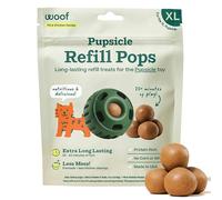 WOOF - Recharges de palettes Pupsicle, délicieuses friandises pour chiens de longue durée, recharges pour Pupsicle, friandises pour chiens préfabriquées