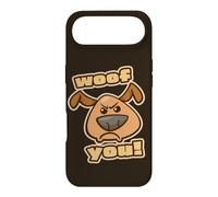 Woof You! Personnage Amusant de Chiot Fou en colère Coque pour iPhone Air