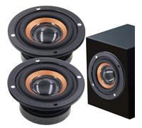 Woofer Audio Haut-parleur 4 Ohm Haut-parleur 5 W Rond 5 cm Bord inversé 64 mm 4 Ohms 3 W/5 W Réveil Lumière d'ambiance Conçu pour économiser de l'espace et une longue durée de vie.