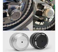 WOOGA Couvercle d'écrou Curseurs arrière en aluminium,protecteurs d'écrou de bras oscillant Replacement for Ka&wa&sa&ki Z900RS SE CAFE Z 900 RS 2018-2024 Capuchon d'essieu (Noir)