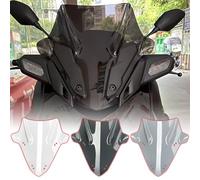 WOOGA Pare-Brise Avant pièce de Rechange pour Motocyclette,déflecteur de Vent Écrans de visière Replacement for Ya&ma&ha Xmax 125/250/300 X-MAX125 X Max 250 X Max 300 2023 2024 (Fumée Noire)