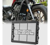 WOOGA Protecteur de radiateur noir pour moto couverture de calandre carénage de refroidisseur compatible avec Ho&n&da CMX 500 Rebel CMX 250 CMX 300, accessoires 2017-2024