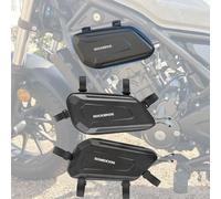 WOOGA Sac latéral de Moto étanche, Sac à Outils, Grande capacité, 3,5 Gal (1,5 L), Coque Rigide Aspect Carbone, Fermeture éclair Anti-Eau adapté pour Rebel CMX 250/300/500/1100 (Sac Droit)