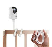 WOOGCSGO Support pour caméra babyphone GHB (GHB ABM700C, ABM720C, SM50B, VB807) - Flexible, Pliable et sans perçage pour la crèche, Compatible avec Un Filetage 1/4 Pouce