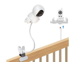 WOOGCSGO Support Universel pour babyphone - Support de Serrage pour lit bébé - Compatible avec Les babyphone Philips Avent/Momcozy/ieGeek/GHB/Hellobaby