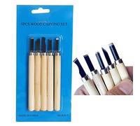 Woohome 12 PCS Ensemble D'Outils de Sculpture sur Bois, Kit de Ciseaux à Bois Sculpture Bois pour Sculpteur, Charpentier, Amateur, Adultes
