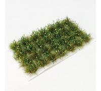 Woohome 32 PCS Modèle Arbres Gazon Lichen pour Feuillage, Touffe d'herbe Statique Herbe Artificielle Modèle pour Le Chemin de Fer de Paysage de Train