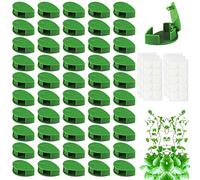 Woohome 60 Pièces Clips De Montage Mural d'escalade De Plantes Clip De Fixation De Mur Végétal Auto-Adhésif pour Jardin Clip Mural,Plant Climbing Wall Fixture Clips