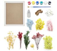 Woohome Mini Zen de Jardin, Peinture Micro Paysage avec Cadre de Peinture Rectangulaire, Mousse, Kit de Jardin pour Décoration de Cadre Photo, Décoration de Bureau à La Maison, Océan