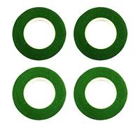 Woohome Rubans de Fleuriste, 4 Rouleaux Florale Rubans Jardinage pour des Décorations de Bouquet Mariage Fleurs Artificielles Artisanat 12MM 30 Verges/Rouleaux (4PCS Vert)