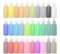 Woohome Sand Art Kit, Kit D'Art sur Sable, Bricolage en Sable, Set d'Art de Sable pour Décoration de Fête de Mariage Vase Coloré en Verre Sable de Scène (30 Couleur, 1,05kg)