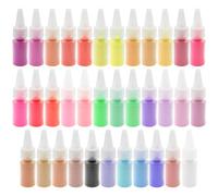 Woohome Sand Art Kit, Kit D'Art sur Sable, Bricolage en Sable, Set d'Art de Sable pour Décoration de Fête de Mariage Vase Coloré en Verre Sable de Scène (35 Color Style A, 0,88kg)
