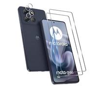 Wookfiss Verre Trempé pour Motorola Moto G86 5G, 2 Pièces Protecteur D'écran et 2 Pièces Caméra Arrière Protecteur, 9H Dureté HD Sans Bulles Anti-Rayures Vitre Trempé Protecteurs