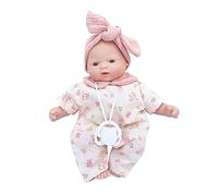 WOOKIDS Poupée bébé 26 cm Corps Mou Barboteuse Fleurs Rose