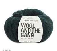 Wool and the Gang Feeling Good Yarn 37 Vert forêt