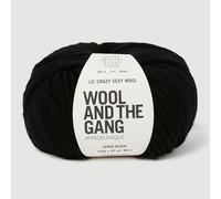 Wool and the Gang, Lil' Crazy Sexy Laine Noir sidéral 100 g Grosse laine