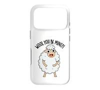 Wool You Be Mine Jeu de Mots Amusant en Forme de Mouton Coque pour iPhone 17 Pro