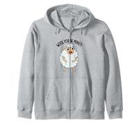 Wool You Be Mine Jeu de Mots Amusant en Forme de Mouton Sweat à Capuche