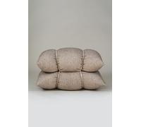 Wool4life & Amazon Siège Bala 100% Laine Guirra de Valence, édition limitée, Madrid Design Festival, Inés Sistiaga, Pouf Design, Assise rembourrée, 80 x 65 x 45 cm, Couleur Beige/Naturel