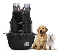 Woolala Sac à dos léger pour chien de petite et moyenne taille, approuvé par les vétérinaires pour les voyages - Facile à transporter et économie de l'espace