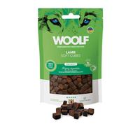 WOOLF Soft Cubes - Snacks complémentaires pour chiens - Friandises semi-humides et sans gluten avec ingrédients naturels Formule mono protéinée Convient aux chiens et chiots (ambe, 100 g)