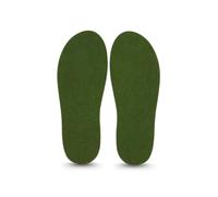 WoolFit Semelles intérieures en feutre extra épaisses 100 % laine 7 mm, pointure 35-50 (vert, 41)