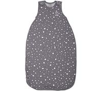 Woolino Gigoteuse 4 Saisons - Gigoteuse Ultime en Laine Mérinos - Universelle Taille Réglable avec Fermeture Eclir Bidirectionnelle pour Bébé (2 à 24 mois) - Gris Etoilé