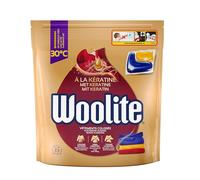 Woolite Capsules Vêtements Colorés - Capsules de Lessive Liquide pour Préserver l'Intensité des Couleurs et Protéger les Fibres - x33