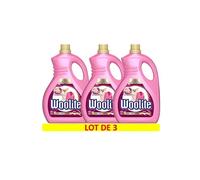 WOOLITE Lot de 3 Lessives Liquide Laine et Soie - 1,5L