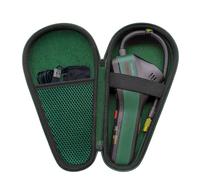 Woollo Sac compatible avec pompe à air électrique/mini compresseur EasyPump portable rigide étui de voyage étanche pour EasyPump Noir/vert triangulaire (sac uniquement, sans pompe)